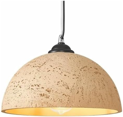 Industrial E27 Dome Pendant Light, Natural