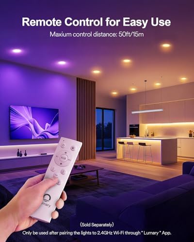 Lumary Smart 6 Inch Recessed Lighting, 13W