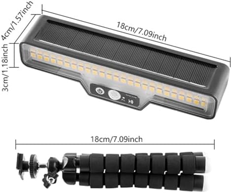 Solar Outdoor Motion Light, Automatic Wide-Angle Step Light
