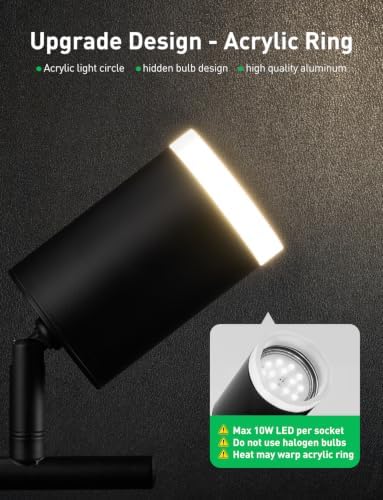 Bojim 6-Light Black Kitchen Track Lighting Fixture