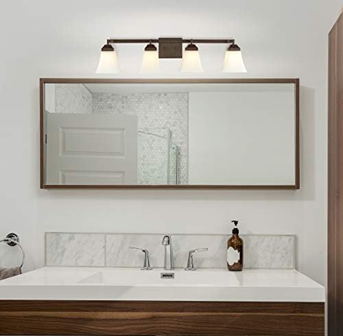 JONATHAN Y Staunton 4-Light Vanity Sconce, Oil Rubbed Bronze
