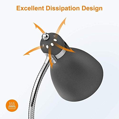 LEPOWER Metal Floor Lamp with Adjustable Gooseneck