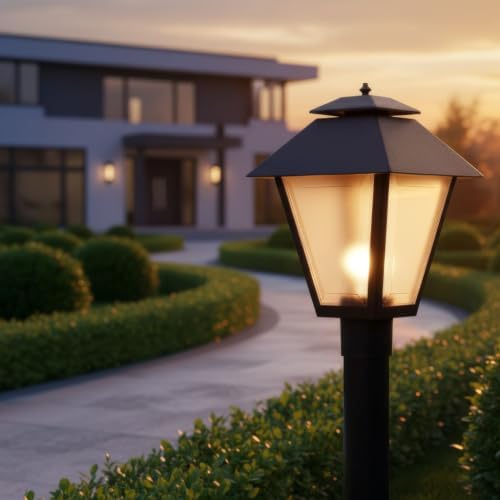 Generation Lighting Outdoor Post Lantern, Black