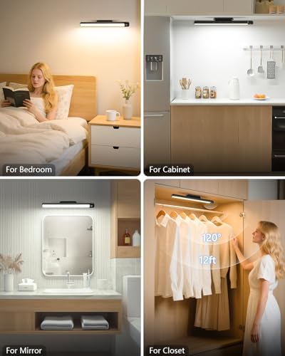 Ferswe 5W Motion Sensor Magnetic Light Bar, 2500mAh