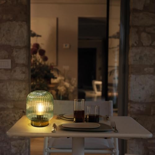MJ PREMIER Green Rechargeable Table Lamp