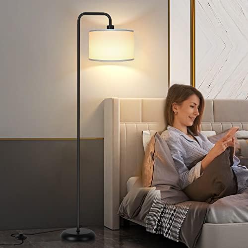 LED Floor Lamp, 3 Color Temperature, Black