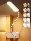 Clip-on Reading Lamp, 9 Brightness, 5 Colors