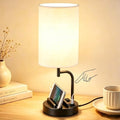 Dreamholder Touch Control Table Lamp with USB C/A & AC Outlet