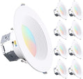 TORCHSTAR 8-Pack 6-Inch 5CCT LED Recessed Light