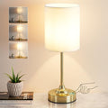 Rechargeable Table Lamp, Brass, 1 Pack