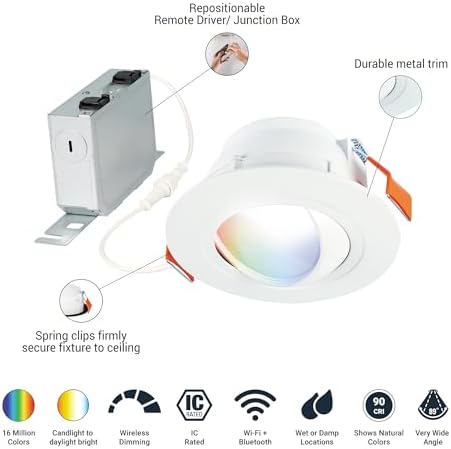HALO RAWZC610 Smart 6 in LED Downlight