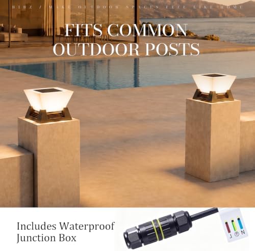 11.02" Outdoor Post Light, IP54 Waterproof