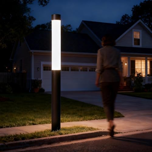 SkyGlow 71" 120V LED Lamp Post Light