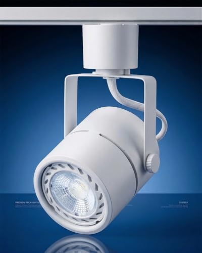 10W H Type LED Track Lighting Heads, 20-Pack