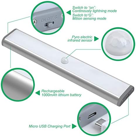 LEPOTEC LED Kitchen Lights, Wireless, 3Pack