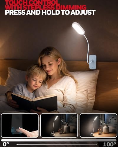 Honeywell Rechargeable 4000K Clip-On Reading Lamp