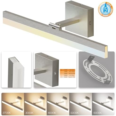 ZAGO 24 Inch Chrome LED Vanity Light