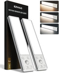 EZVALO 8-Inch Rechargeable Motion Sensor Lights, 2 Pack