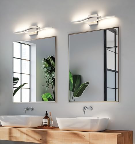 Joossnwell Brushed Nickel Bathroom Vanity Light, 23 Inch