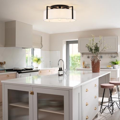 20.5" 4-Light Semi Flush Mount Ceiling Light