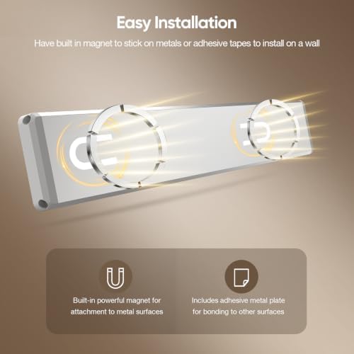 10.5 Inch Wireless Motion Sensor Under Cabinet Lights, 3 Pack