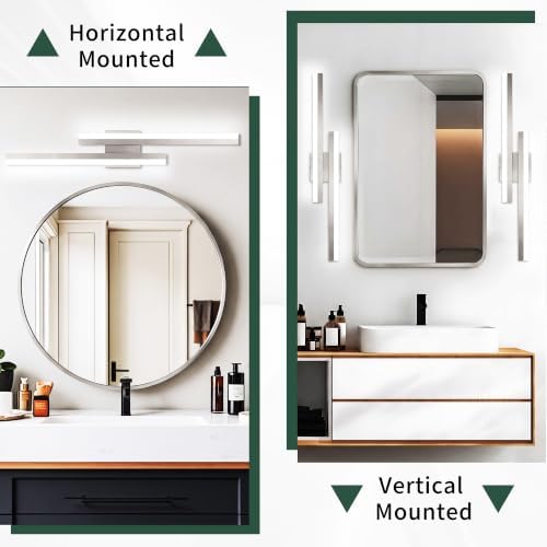 32 Inch Brushed Nickel Dimmable LED Vanity Light