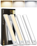 EZVALO 4-Pack 12-Inch Motion Sensor Under Cabinet Lights