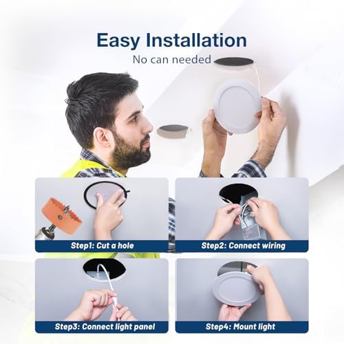 Amico 24 Pack 6 Inch LED Recessed Light