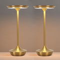 EJQ Rechargeable Cordless LED Table Lamps, Set of 2, Gold