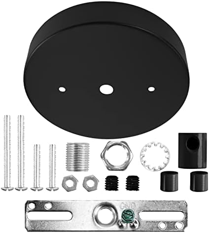 Sangle Sopffy 4.7 Inches Black Pendant Light Canopy Kit