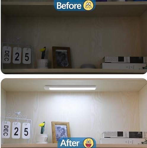 Motion Sensor Under Cabinet Lights, 3-Pack, Cool White, 12 Inch