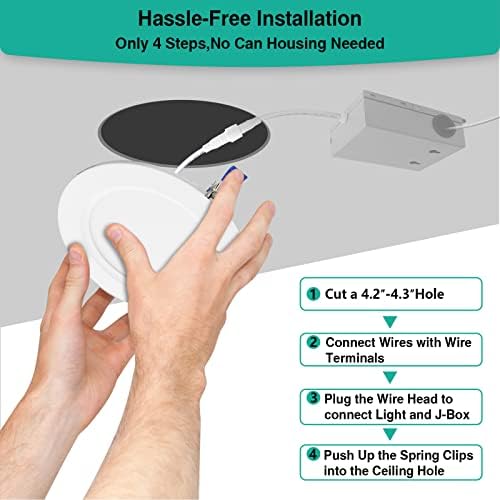HiBay 8-Pack 4-Inch Canless LED Recessed Lighting