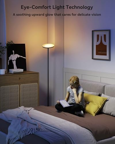 JOOFO LED Floor Lamp with Compact Remote