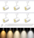 VANoopee 6-Light LED Track Lighting Kit, 6.6FT Rails