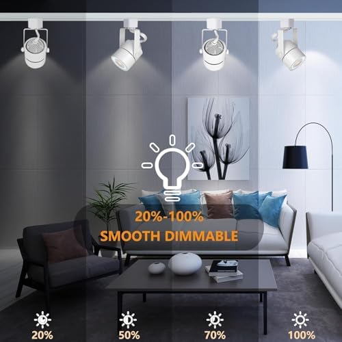 GU10 10W H-Type Track Lighting Kit, White