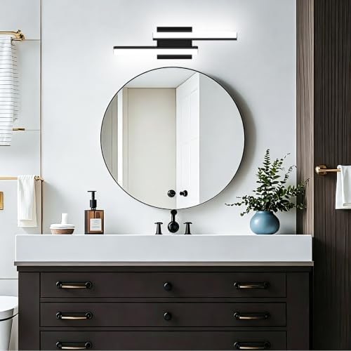 18-Inch Black Dimmable LED Bathroom Vanity Light