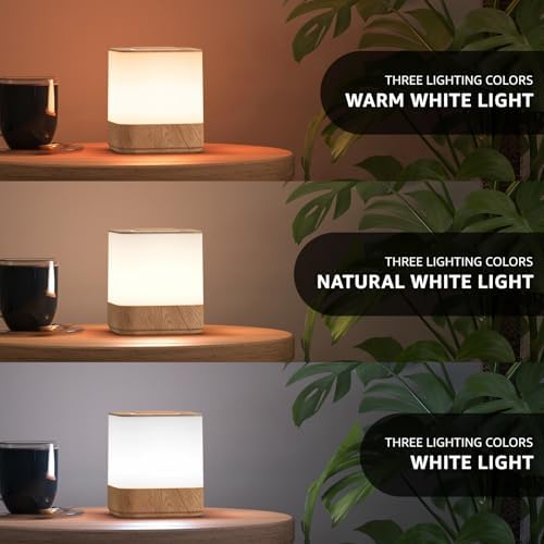 uuffoo 2 Pack Rechargeable Cordless Night Lights