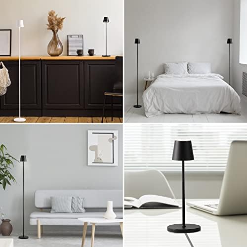 O’Bright Sandy Cordless Rechargeable LED Floor Lamp, Black
