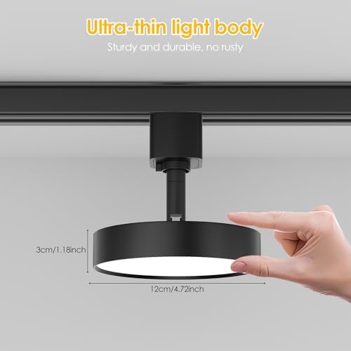 Diffuse H Type LED Track Lighting Heads, 12-Pack