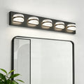 32 Inch Black 5-Light Rotatable LED Vanity Light