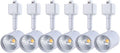 mirrea 6 Pack H Type LED Track Lighting Heads, White