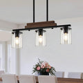 VbiTmn 3-Light Farmhouse Dining Room Light Fixture