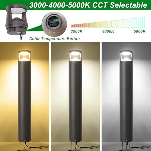 24W 42-Inch LED Bollard Landscape Light