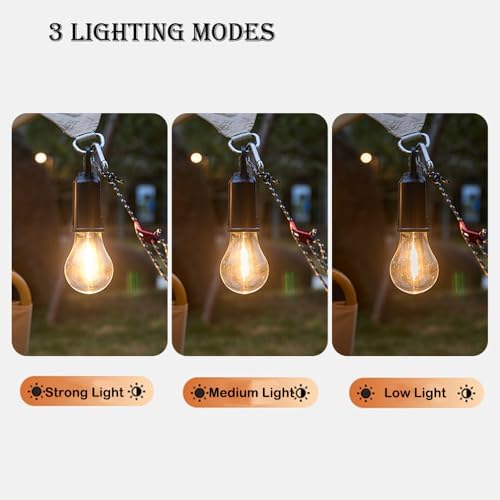 2-Pack USB Rechargeable Camping Lanterns