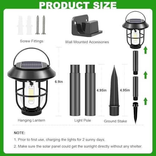 Solar Motion Lights Outdoor for Halloween Decorations, 4 Pack