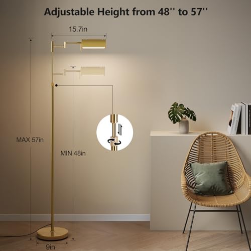 SUNMORY 16W/1500LM LED Pharmacy Floor Lamp