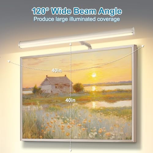 Brushed Nickel Plug-in LED Picture Light