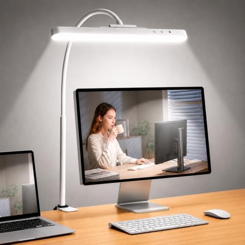 ShineTech Rechargeable Magnetic Clip-on Desk Lamp