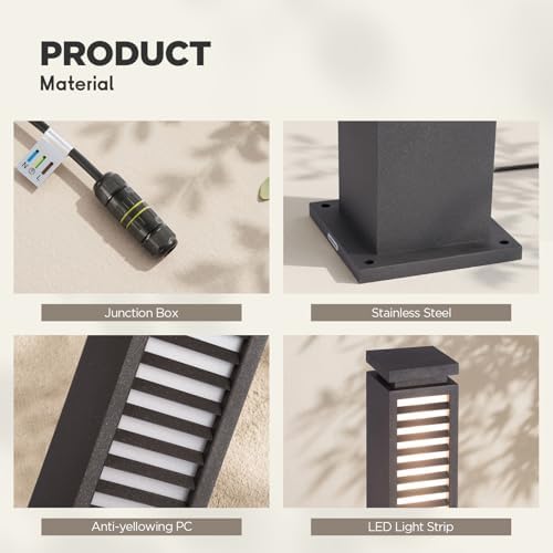 Outdoor Pathway Lights Wired, IP65 Waterproof Landscape Path Light
