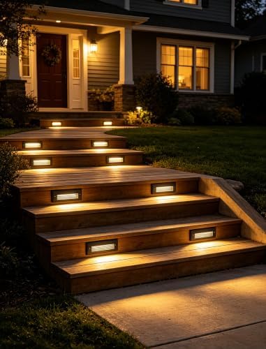 ORB 9 in Aluminum Low Voltage Step Light, 2700K